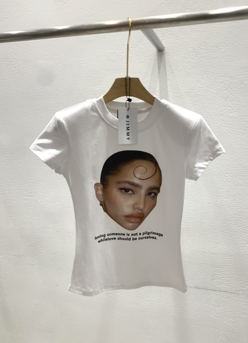 JIMMY韓國直郵㊣女裝新品25春夏人氣休閑推薦時尚熱賣T恤JIMMY/REMAKET恤