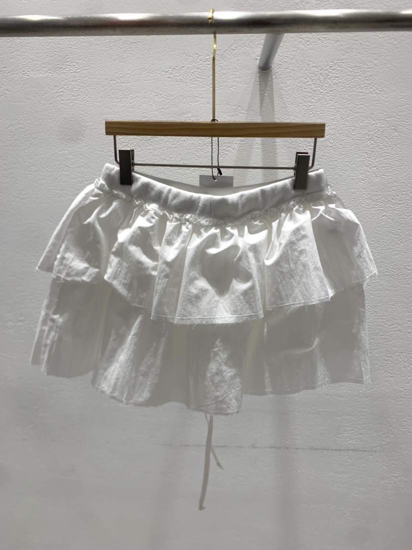 JIMMY韓國直郵㊣東大門實拍女裝新品25春夏人氣時尚短裙荷葉邊JIMMY/REMAKE短裙