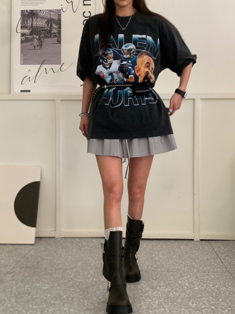 JIMMY韓國直郵㊣東大門實拍女裝新品25春夏人氣時尚短裙荷葉邊JIMMY/REMAKE短裙