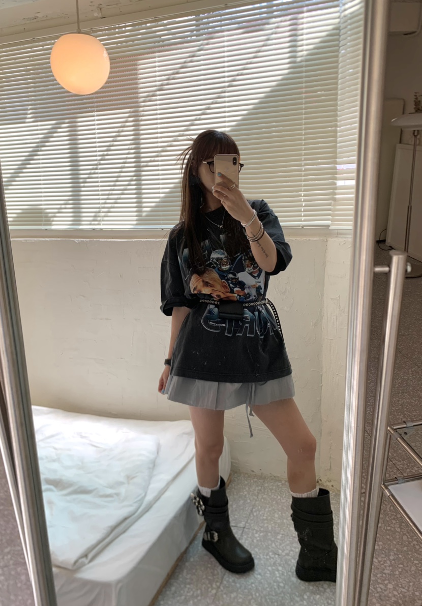 JIMMY韓國直郵㊣東大門實拍女裝新品25春夏人氣時尚短裙荷葉邊JIMMY/REMAKE短裙