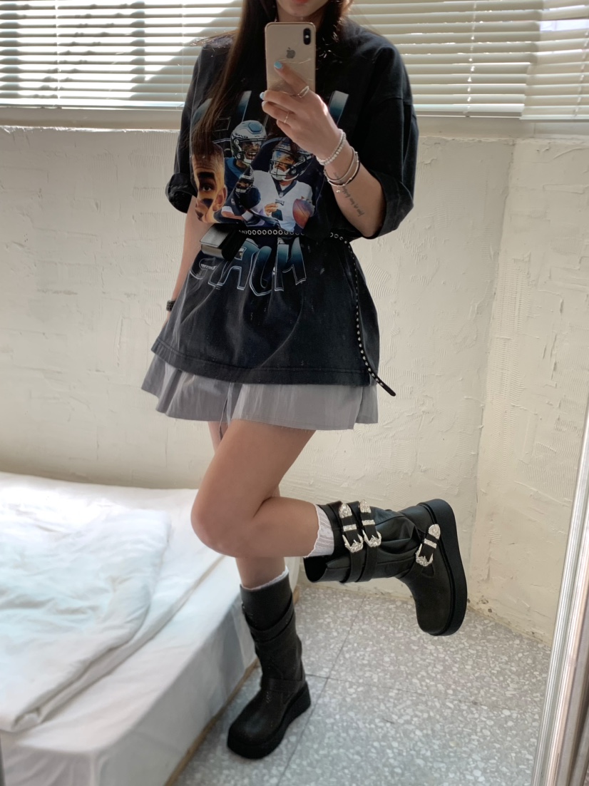 JIMMY韓國直郵㊣東大門實拍女裝新品25春夏人氣時尚短裙荷葉邊JIMMY/REMAKE短裙