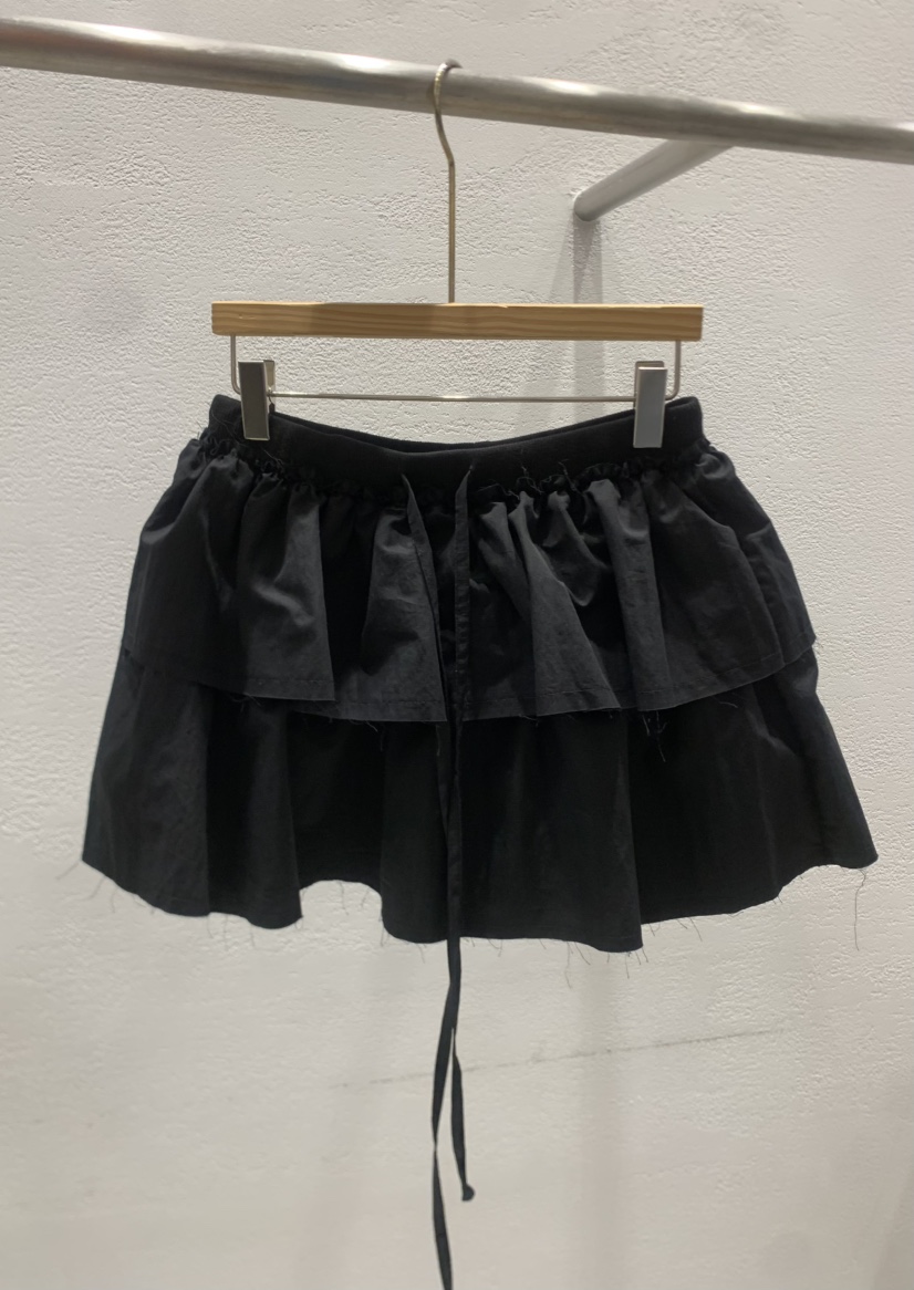 JIMMY韓國直郵㊣東大門實拍女裝新品25春夏人氣時尚短裙荷葉邊JIMMY/REMAKE短裙圖色3