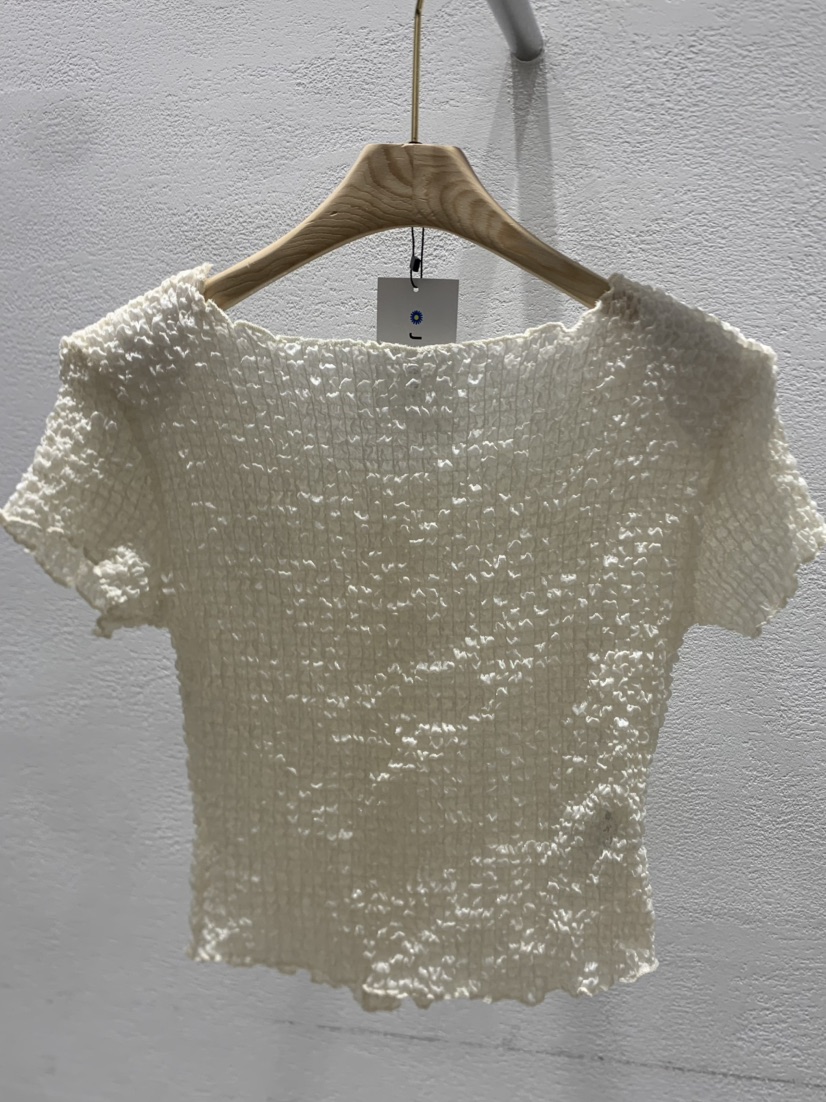 JIMMY韓國直郵㊣女裝新品休閑熱賣25春夏襯衫蕾絲衫不含內搭開衫JIMMY/REMAKE襯衫/蕾絲衫