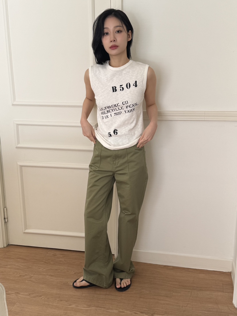 KARE/WEREPIECE韓國直郵㊣女裝新品推薦休閑25春夏休閑褲喇叭KARE/WEREPIECE休閑褲