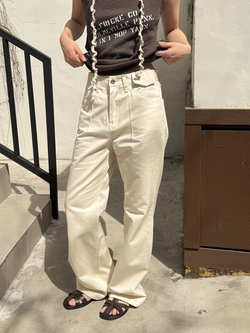 KARE/WEREPIECE韓國直郵㊣女裝新品推薦休閑25春夏休閑褲喇叭KARE/WEREPIECE休閑褲