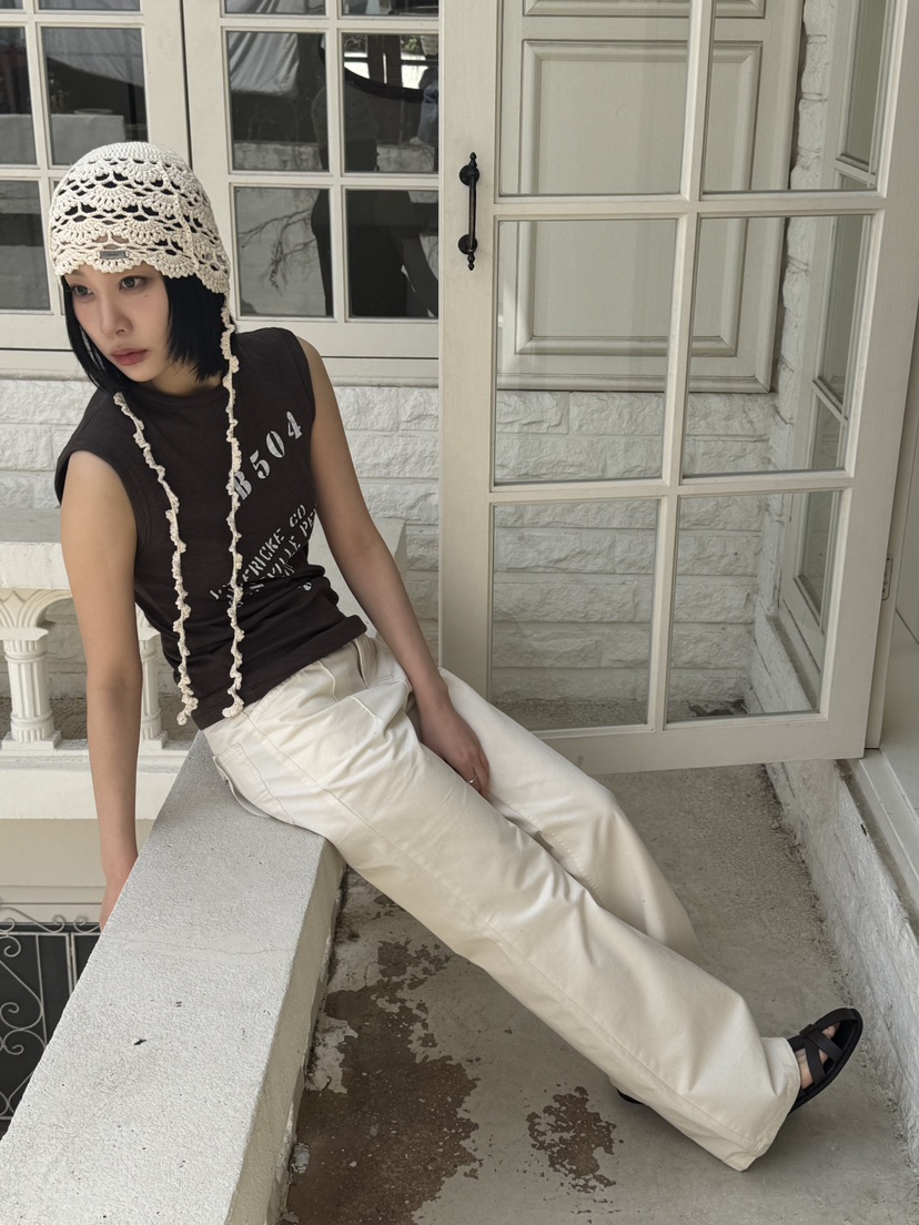 KARE/WEREPIECE韓國直郵㊣女裝新品推薦休閑25春夏休閑褲喇叭KARE/WEREPIECE休閑褲