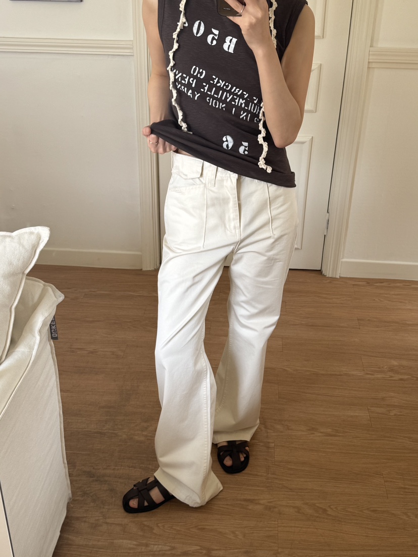 KARE/WEREPIECE韓國直郵㊣女裝新品推薦休閑25春夏休閑褲喇叭KARE/WEREPIECE休閑褲