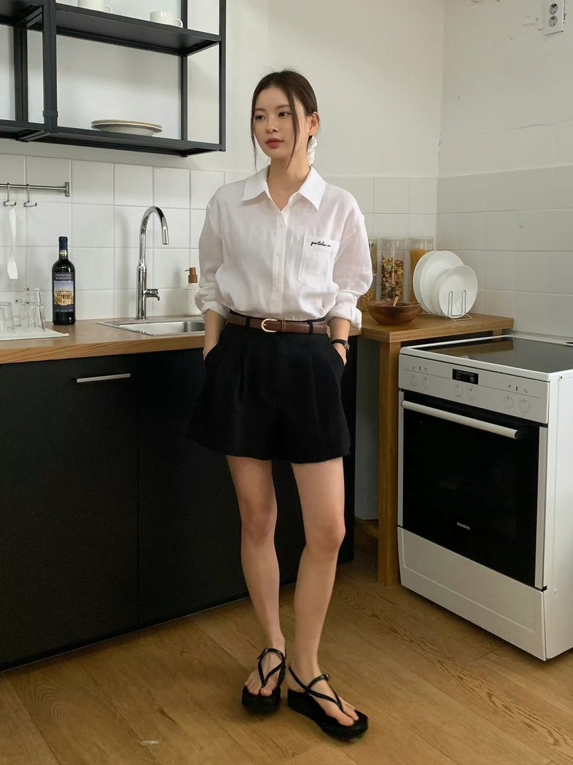 ANOU韓國直郵㊣女裝新款推薦熱賣人氣時尚25春夏休閑短褲ANOU短褲