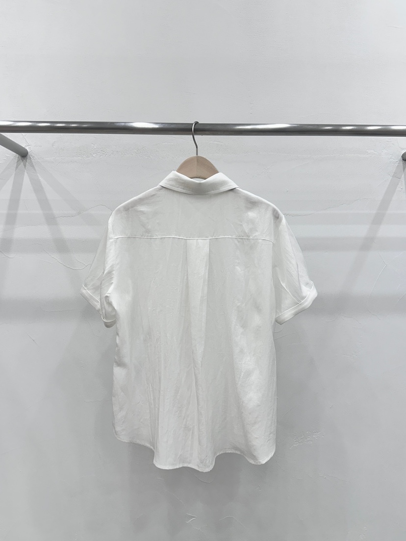 BLANC-A韓國直郵㊣女裝新品熱賣休閑25春夏襯衫蕾絲衫亞麻BLANC-A襯衫/蕾絲衫