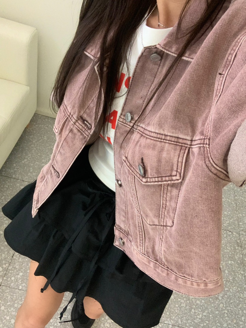 JIMMY韓國㊣直郵東大門代購女裝新品熱賣25春夏推薦夾克含腰帶JIMMY/REMAKE夾克