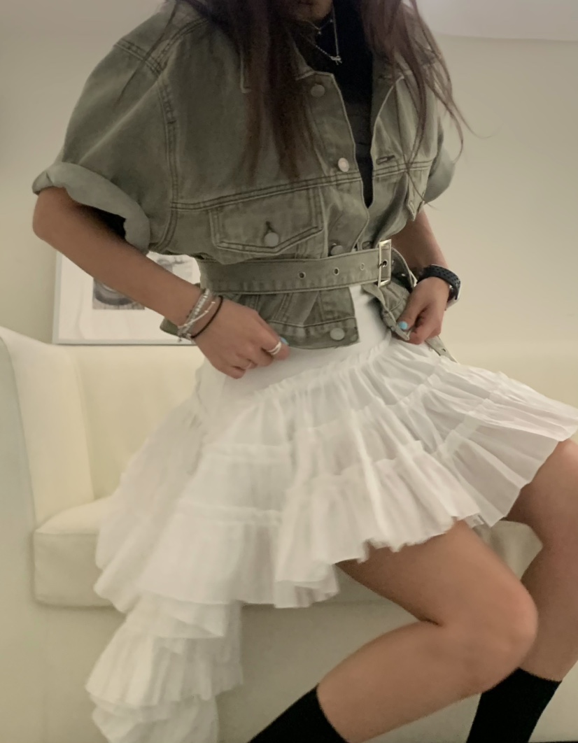 JIMMY韓國㊣直郵東大門代購女裝新品熱賣25春夏推薦夾克含腰帶JIMMY/REMAKE夾克