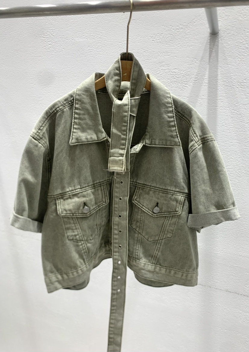 JIMMY韓國㊣直郵東大門代購女裝新品熱賣25春夏推薦夾克含腰帶JIMMY/REMAKE夾克