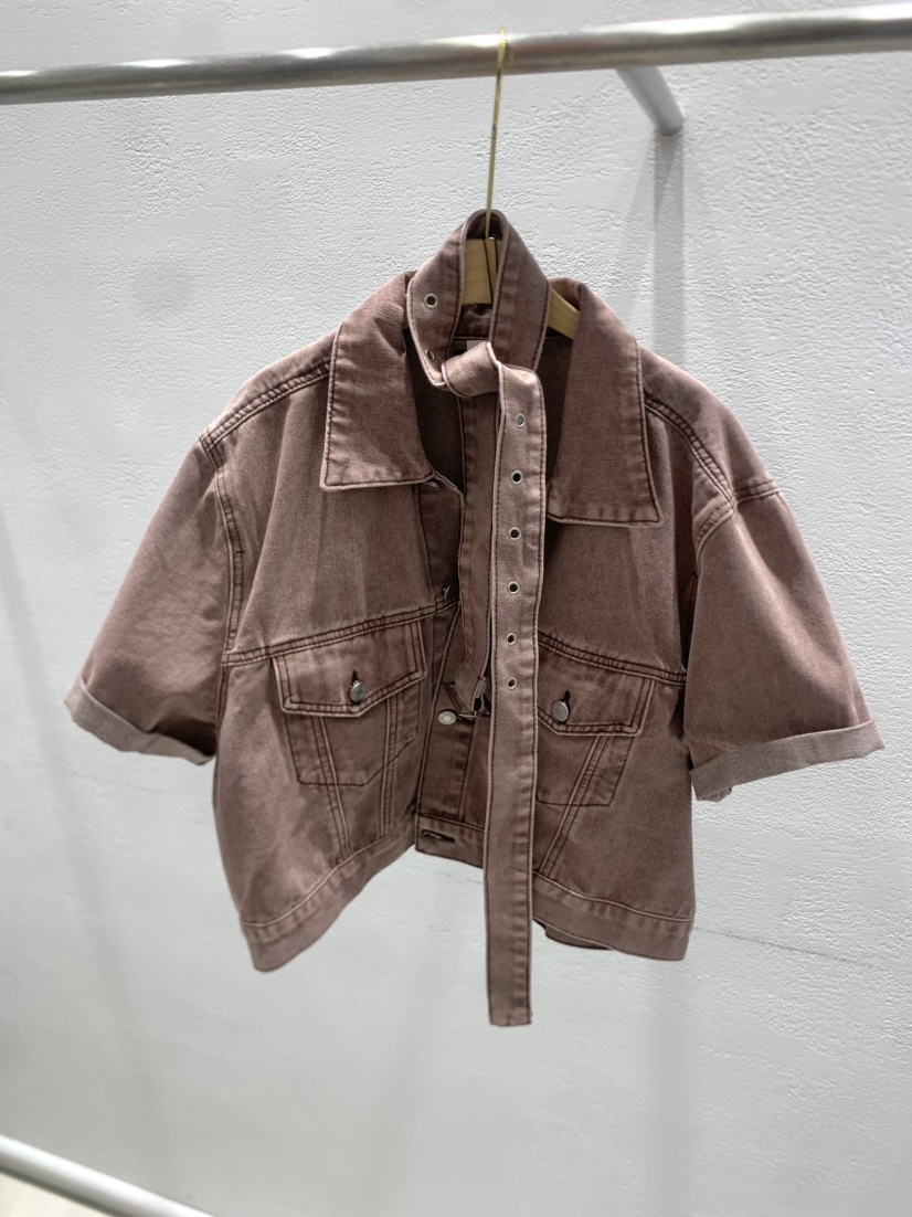 JIMMY韓國㊣直郵東大門代購女裝新品熱賣25春夏推薦夾克含腰帶JIMMY/REMAKE夾克圖色2