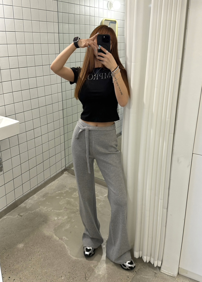JIMMY韓國直郵㊣女裝新款休閑25春夏推薦人氣熱賣休閑褲含腰帶JIMMY/REMAKE休閑褲