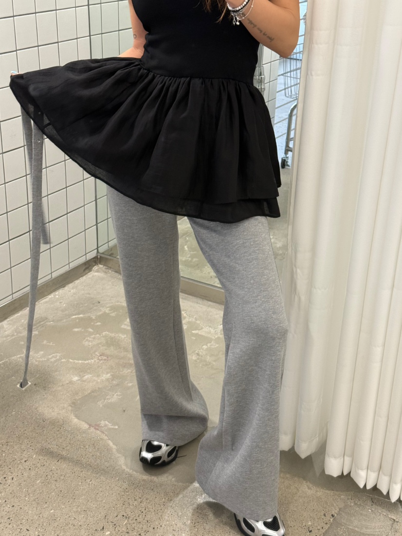 JIMMY韓國直郵㊣女裝新款休閑25春夏推薦人氣熱賣休閑褲含腰帶JIMMY/REMAKE休閑褲