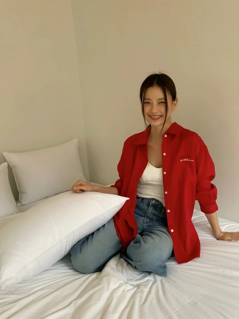 ANOU韓國直郵㊣東大門實拍女裝新品熱賣25春夏人氣襯衫蕾絲衫ANOU襯衫/蕾絲衫