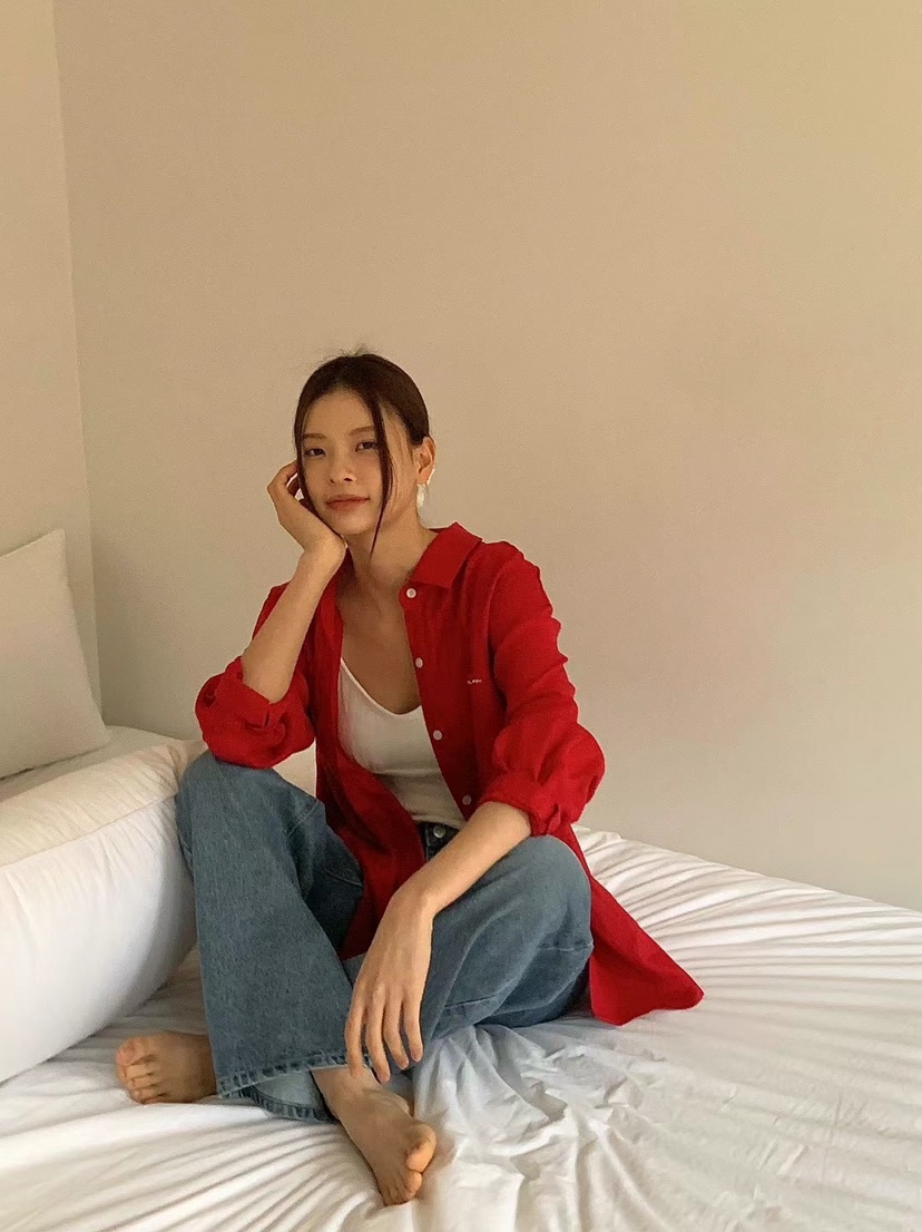 ANOU韓國直郵㊣東大門實拍女裝新品熱賣25春夏人氣襯衫蕾絲衫ANOU襯衫/蕾絲衫