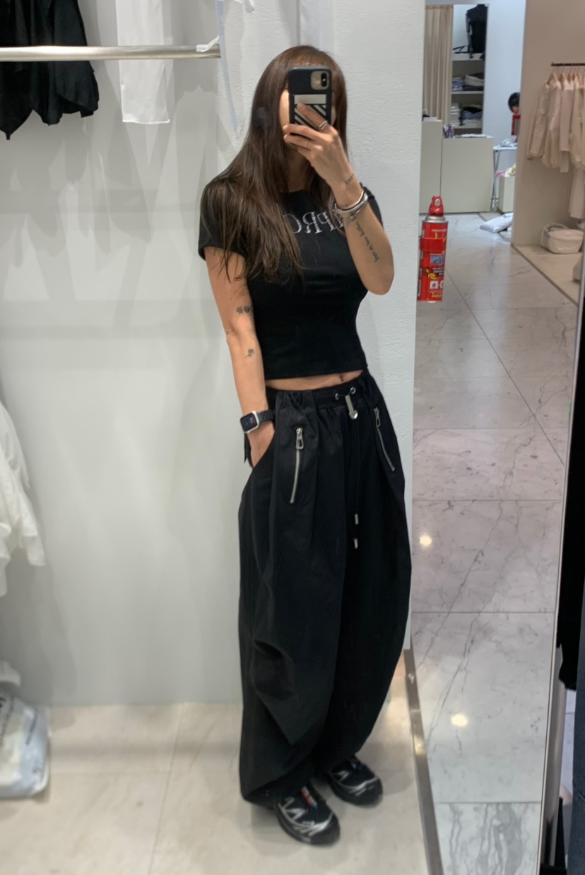 JIMMY韓國㊣直郵東大門代購女裝新品推薦休閑時尚25春夏休閑褲JIMMY/REMAKE休閑褲