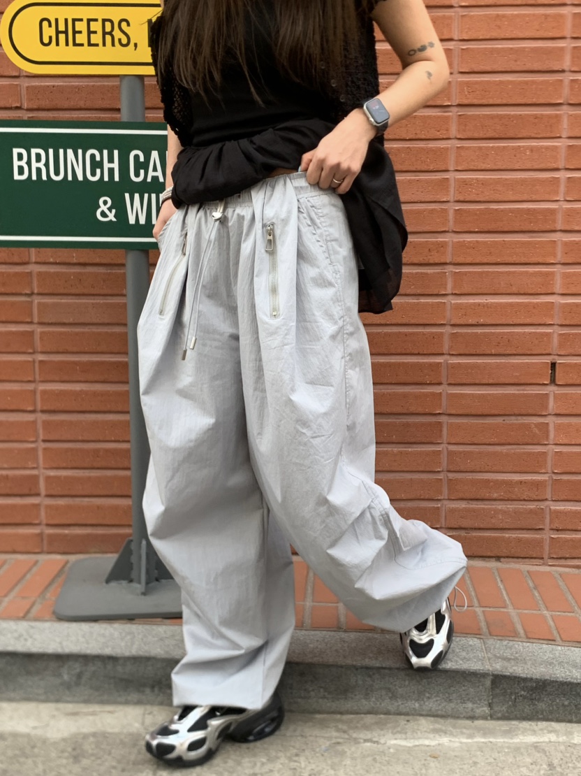 JIMMY韓國㊣直郵東大門代購女裝新品推薦休閑時尚25春夏休閑褲JIMMY/REMAKE休閑褲