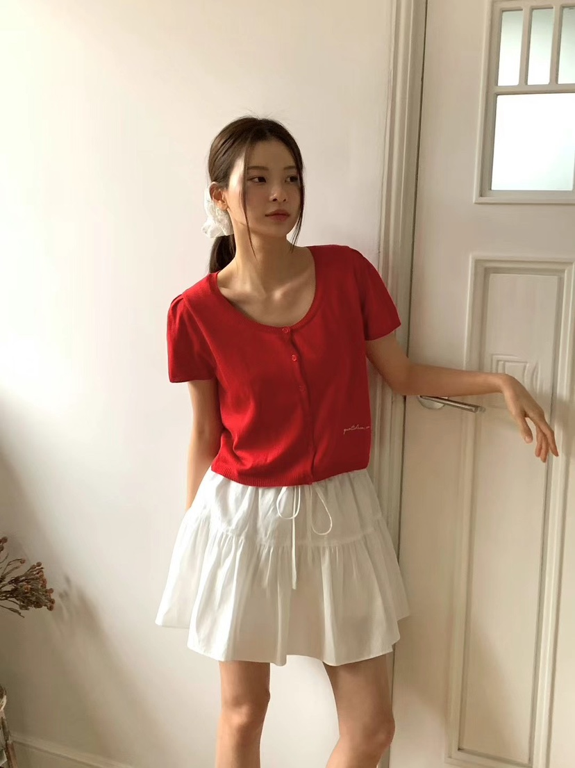 ANOU直郵韓國代購㊣女裝新款時尚推薦25春夏休閑熱賣針織衫ANOU針織衫