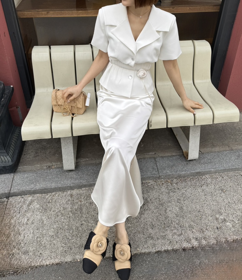 JUJU韓國㊣直郵東大門代購女裝新品時尚休閑人氣推薦25春夏夾克JUJU夾克