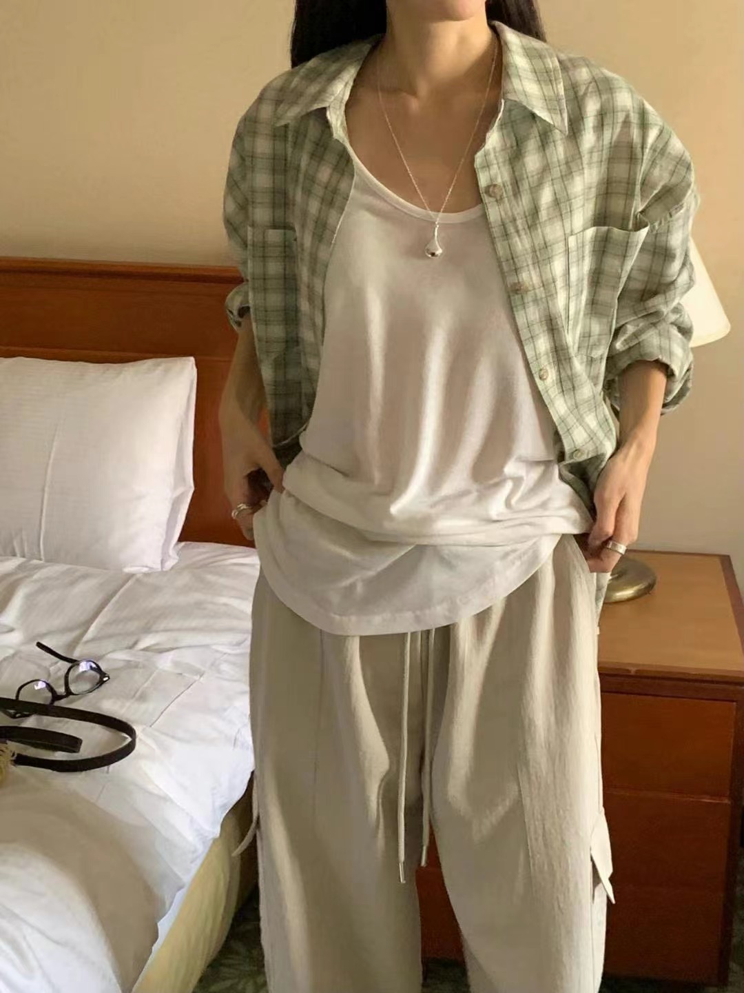 EP1. MATILDA直郵韓國代購㊣女裝新款時尚25春夏襯衫蕾絲衫EP1. MATILDA襯衫/蕾絲衫
