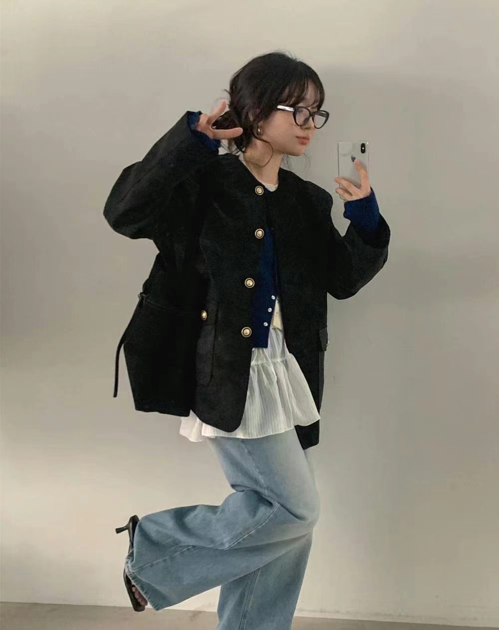 EP1. MATILDA韓國直郵㊣東大門實拍女裝新款熱賣夾克皮革EP1. MATILDA夾克