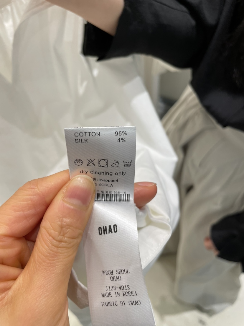 OHAO韓國直郵㊣東大門實拍女裝新款時尚休閑人氣襯衫蕾絲衫OHAO/HA MONG襯衫/蕾絲衫