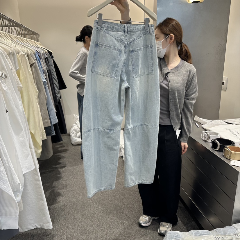 ALTER韓國直郵㊣女裝新款時尚休閑25春夏熱賣人氣推薦牛仔褲Alter牛仔褲