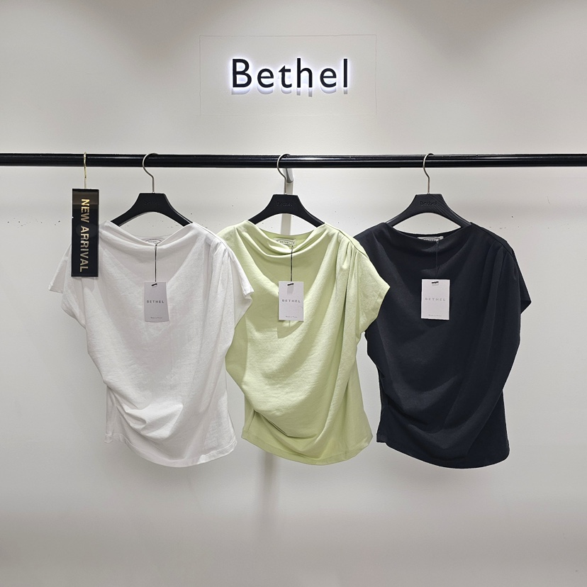 BETHEL直郵韓國代購㊣女裝新品25春夏人氣熱賣休閑推薦時尚T恤BETHELT恤