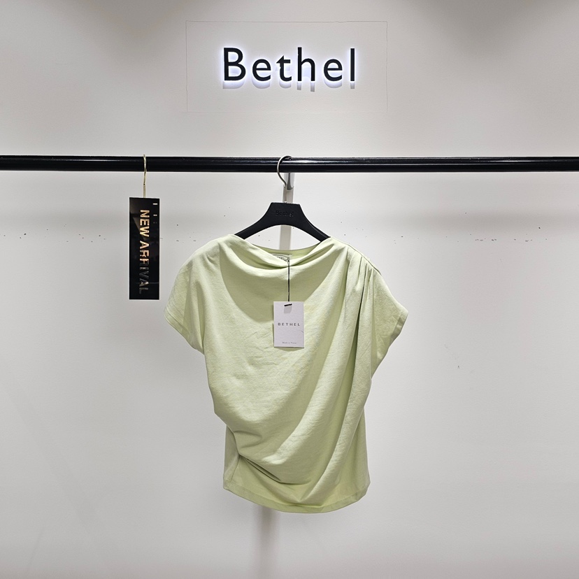 BETHEL直郵韓國代購㊣女裝新品25春夏人氣熱賣休閑推薦時尚T恤BETHELT恤圖色2