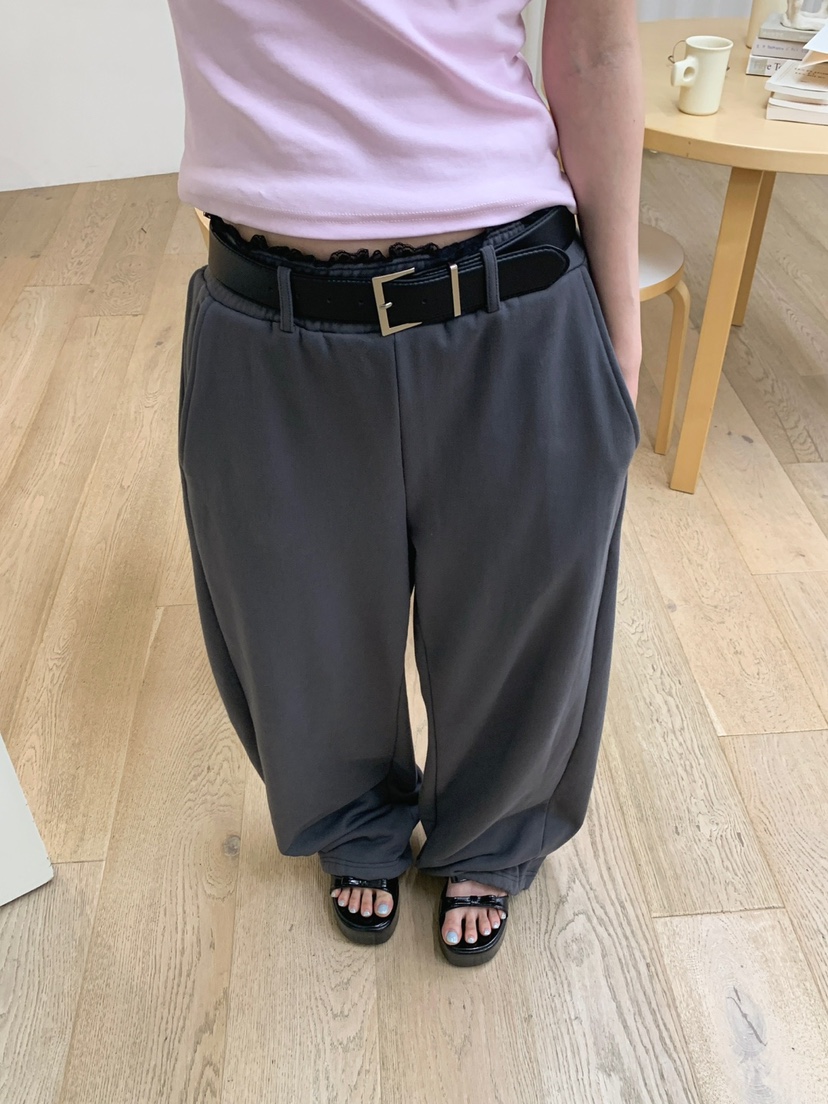 MORE THAN-P直郵韓國代購㊣女裝新款25春夏時尚人氣休閑褲MORE THAN休閑褲