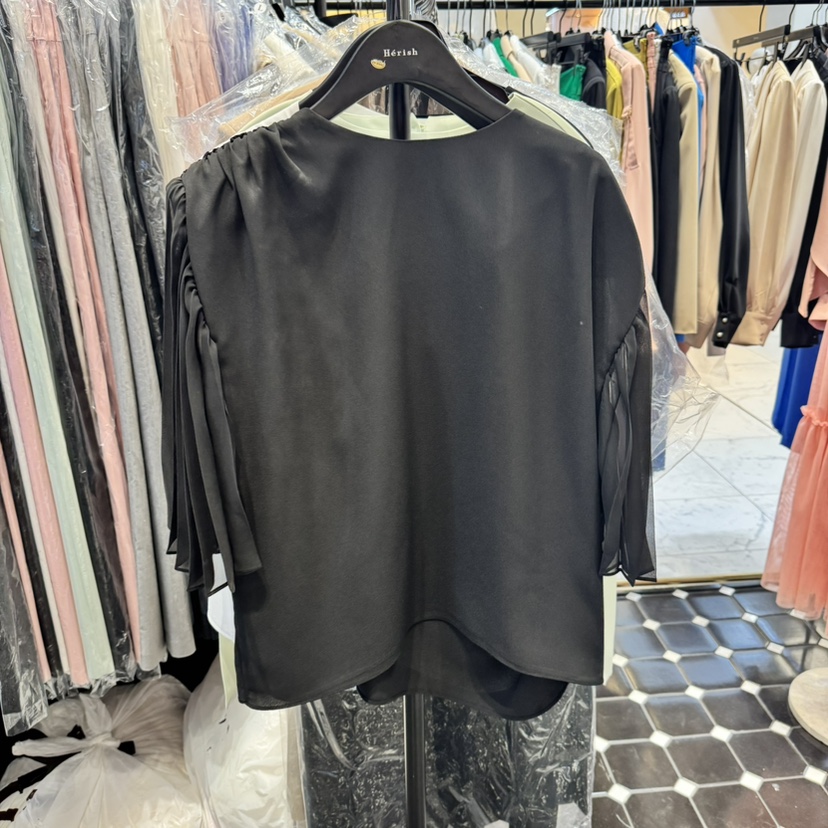 HERISH韓國㊣直郵東大門代購女裝新品人氣熱賣25春夏襯衫蕾絲衫Herish襯衫/蕾絲衫圖色2