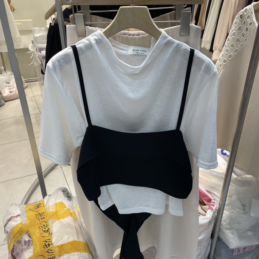 BLUE RIBBON韓國㊣直郵東大門代購女裝新品25春夏推薦人氣T恤BLUE RIBBONT恤圖色3