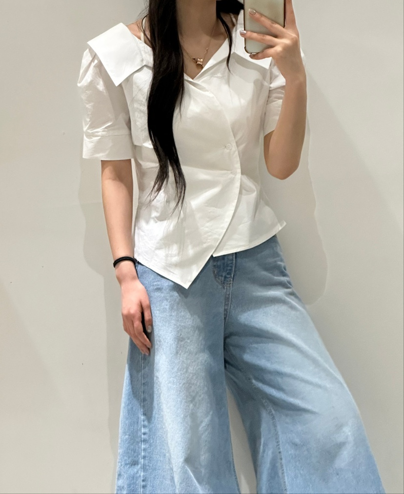 BETHEL直郵韓國代購㊣女裝新品推薦休閑人氣25春夏襯衫蕾絲衫BETHEL襯衫/蕾絲衫