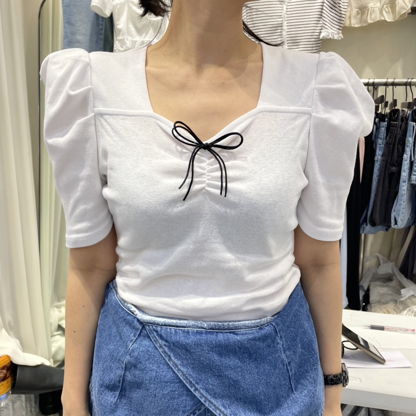 MONOPOLY韓國㊣直郵東大門代購女裝新款推薦時尚休閑人氣T恤KC MARKETT恤圖色2