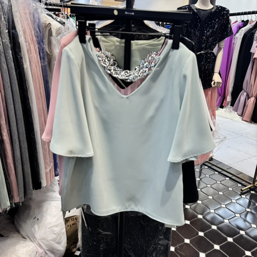 HERISH韓國直郵㊣東大門實拍女裝新品休閑推薦時尚襯衫蕾絲衫Herish襯衫/蕾絲衫圖色1