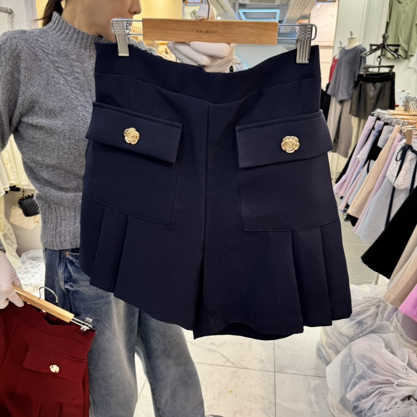 PAPA韓國直郵㊣女裝新品推薦休閑人氣25春夏熱賣時尚裙褲PAPA裙褲圖色3