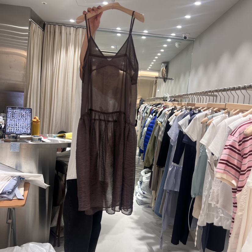 MINIMUZE韓國㊣直郵東大門代購女裝新品休閑25春夏人氣連衣裙MINIMUZE連衣裙