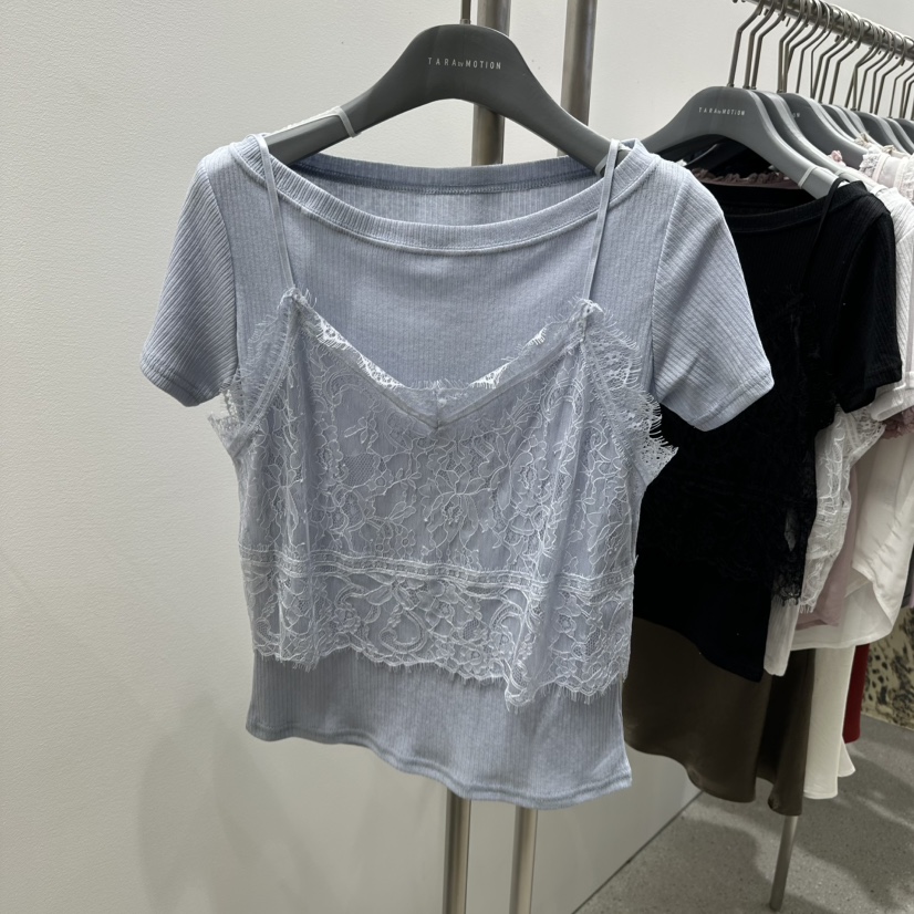 TARABY MOTION韓國直郵㊣東大門實拍女裝新品時尚人氣熱賣T恤TARABY MOTIONT恤圖色2
