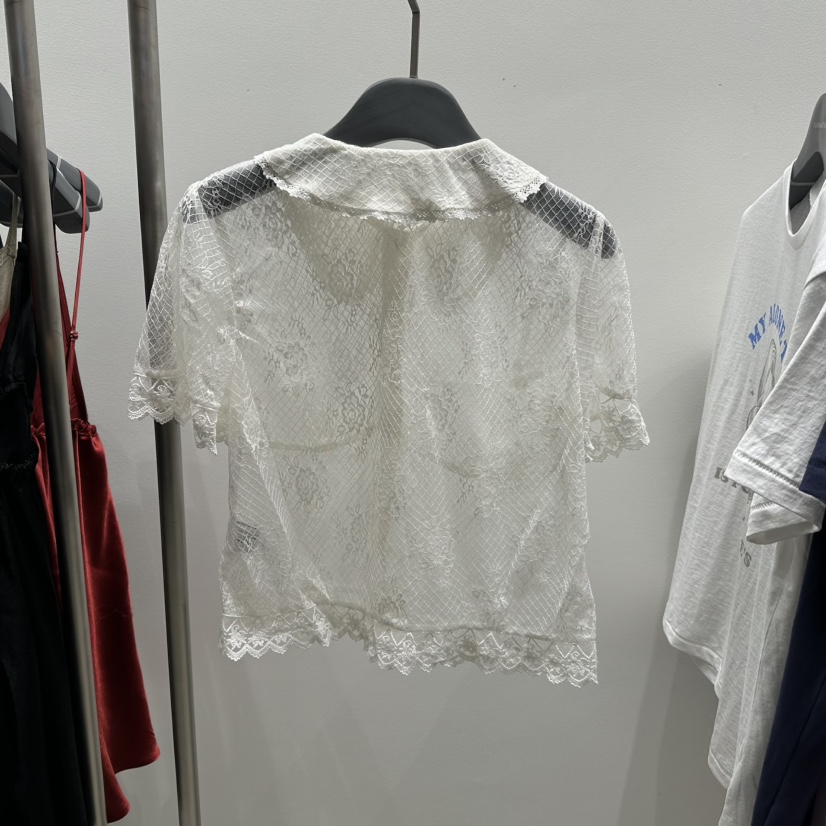 TARABY MOTION韓國直郵㊣女裝新款休閑人氣推薦襯衫蕾絲衫TARABY MOTION襯衫/蕾絲衫