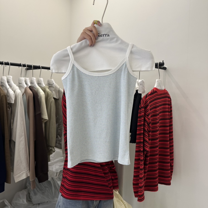SIERRA韓國㊣直郵東大門代購女裝新品推薦時尚人氣吊帶背心SIERRA吊帶/背心圖色3