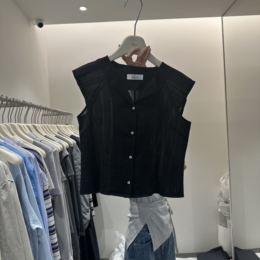 ALTER直郵韓國代購㊣女裝新款25春夏時尚熱賣人氣休閑推薦馬甲Alter馬甲圖色2