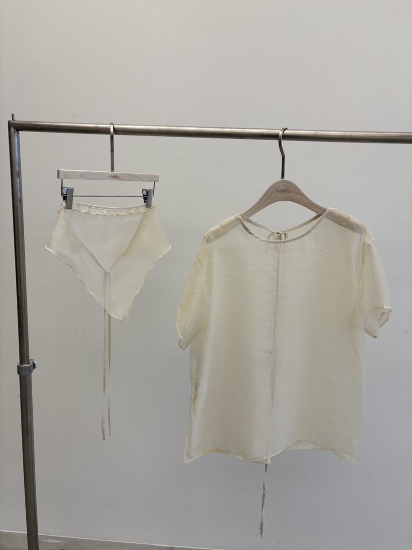 Verbena韓國直郵㊣東大門實拍女裝新款25春夏休閑套裝兩件套Verbena套裝圖色2
