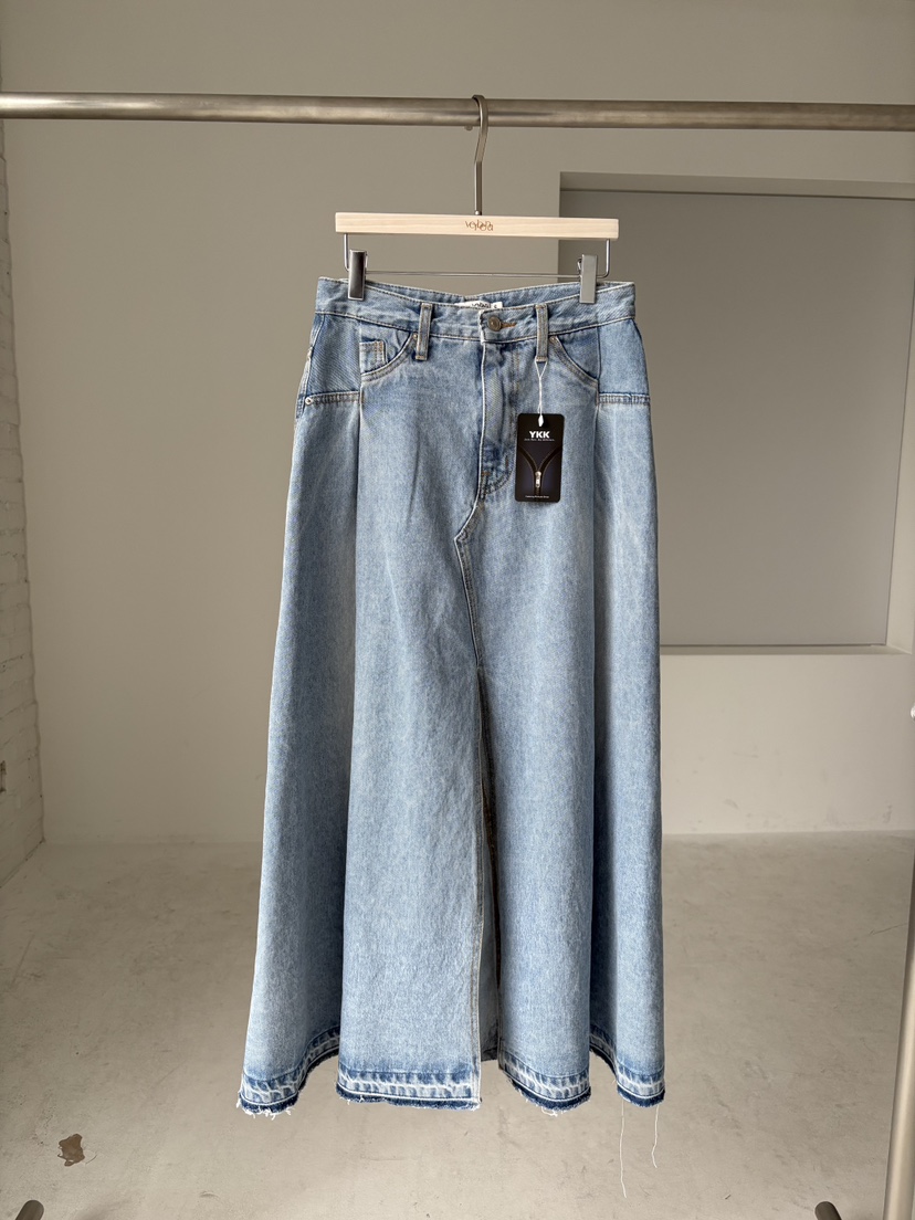 Verbena直郵韓國代購㊣女裝新品人氣休閑25春夏推薦長裙鏤空Verbena長裙