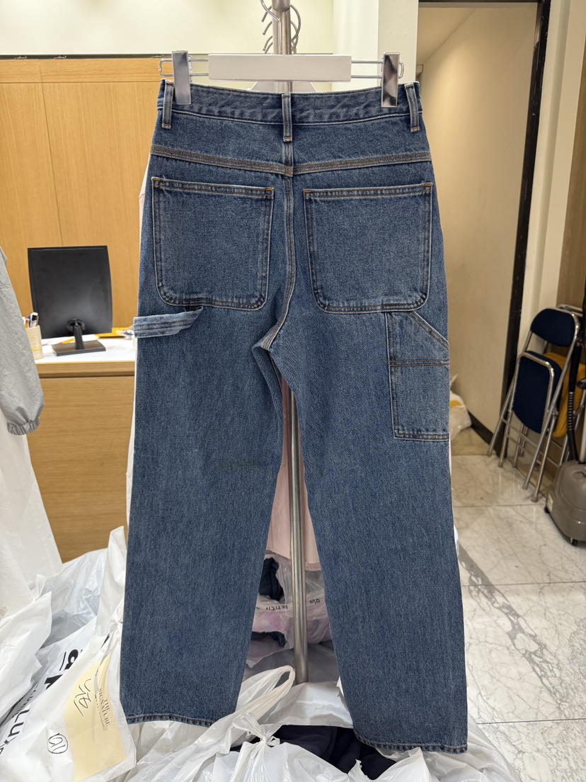 THE SIGNATURE直郵韓國代購㊣女裝新品25春夏休閑人氣牛仔褲THE SIGNATURE牛仔褲