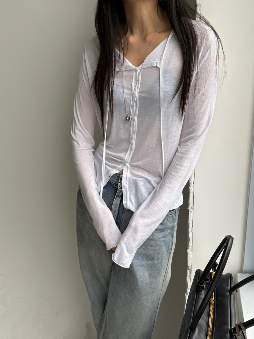 Verbena韓國直郵㊣女裝新款時尚25春夏熱賣休閑推薦長袖T恤Verbena長袖T恤