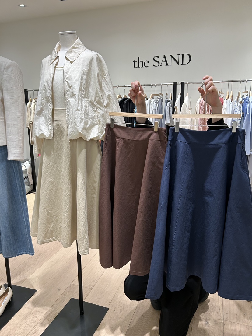 THE SAND/SAND BEIGE韓國直郵㊣東大門實拍女裝新品熱賣長裙THE SAND/SAND BEIGE長裙