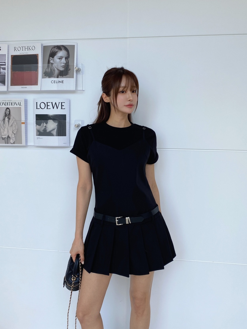 CLOTH韓國㊣直郵東大門代購女裝新款人氣25春夏熱賣休閑連衣裙CLOTH連衣裙