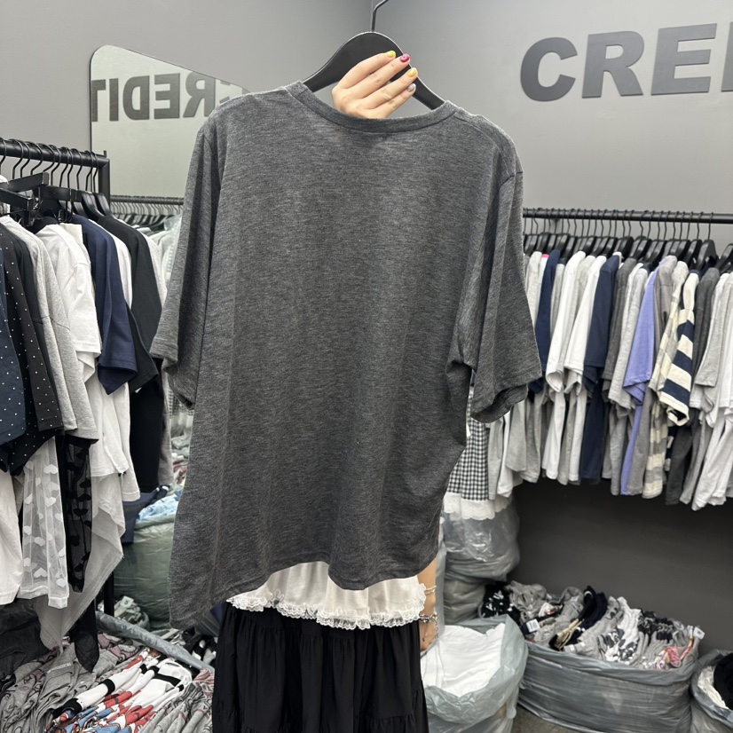 CREDITO韓國㊣直郵東大門代購女裝新品25春夏推薦時尚熱賣T恤Came_l 家T恤